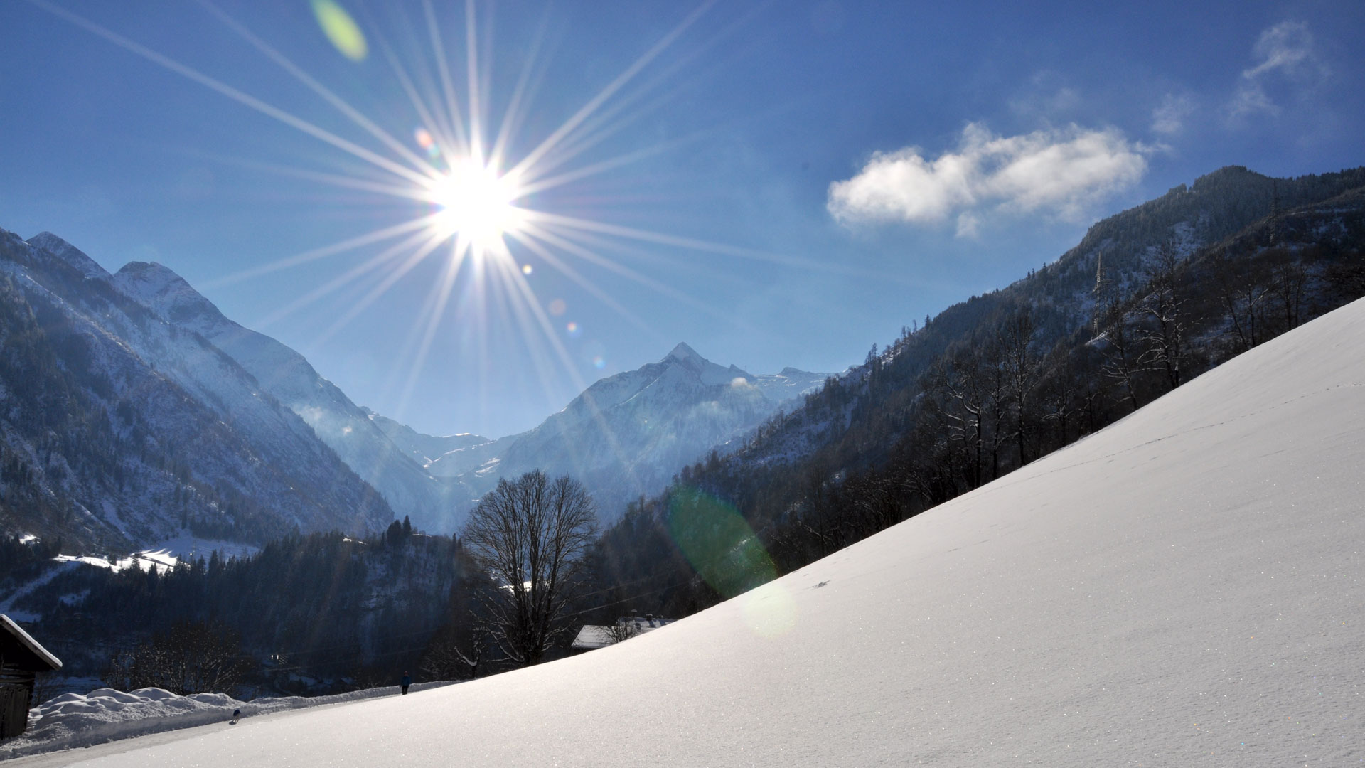 Ferienwohnung-Kaprun-Ausblick-