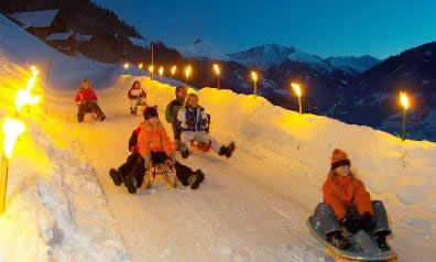 Tobogganing Fun